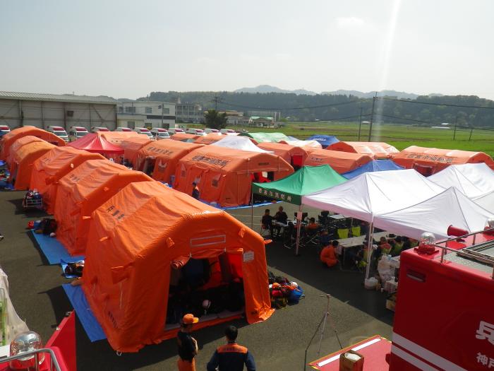 熊本県山鹿市キャンプ地